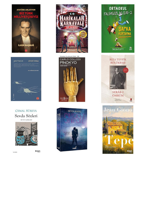 Atatürk Anlatıyor - Biz Türk Milliyetçisiyiz + 8 Kitap Daha (Set)