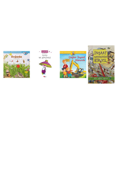 Dünyayı Öğreniyorum Doğada Resimli Sözlüğüm + 3 Kitap (Set)