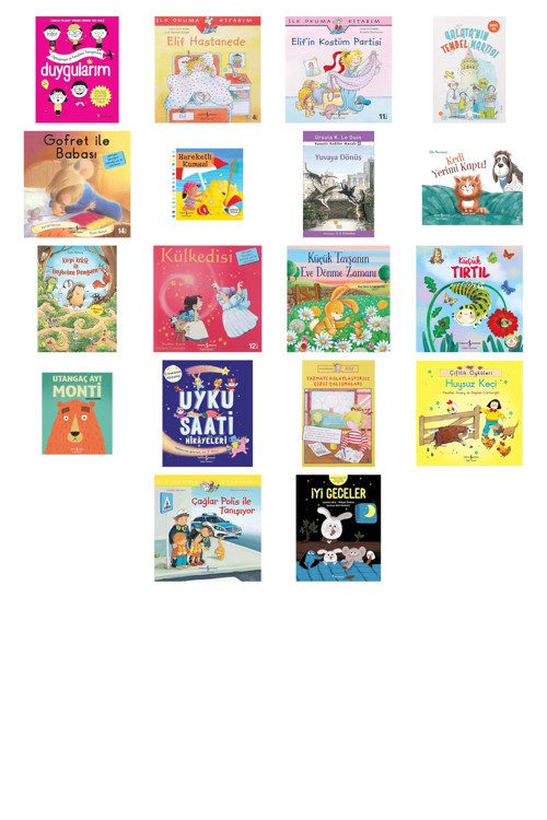Duygularım - Oynuyorum Ve Kendimi Tanıyorum + 17 Kitap (Set)