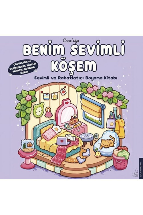 Benim Sevimli Köşem: Sevimli Ve Rahatlatıcı Boyama Kitabı + 3 Kitap Daha (Set)