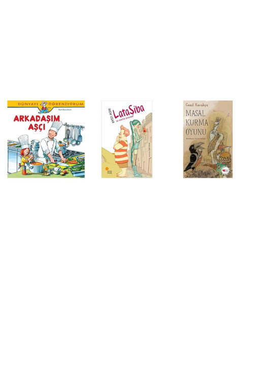 Arkadaşım Aşçı: Dünyayı Öğreniyorum + 2 Kitap (Set)