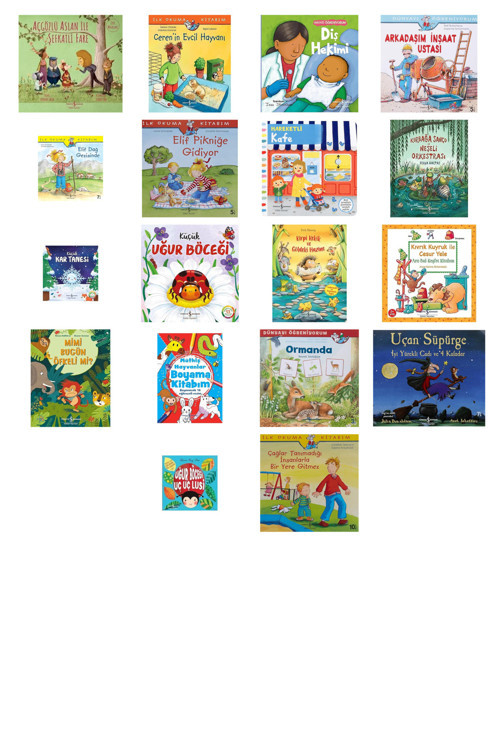 Açgözlü Aslan İle Şefkatli Fare + 17 Kitap (Set)