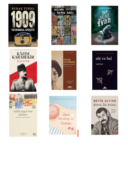 1909 İstanbul Düştü + 8 Kitap Daha (Set)