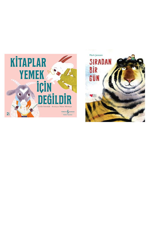 Kitaplar Yemek İçin Değildir + 1 Kitap (Set)