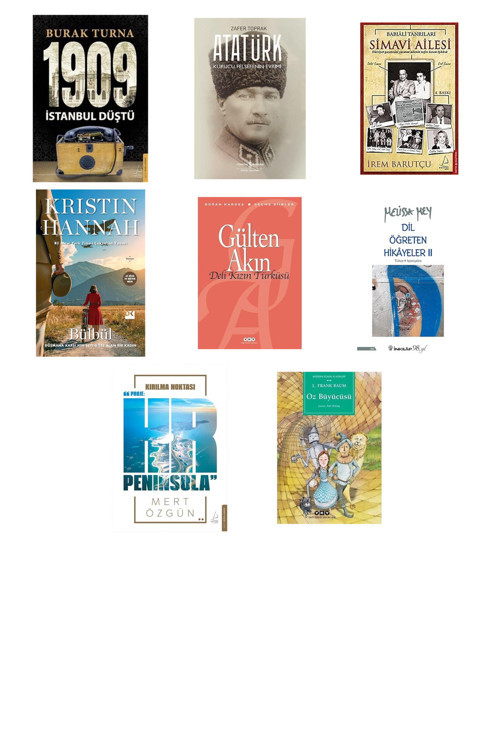 1909 İstanbul Düştü + 7 Kitap Daha (Set)