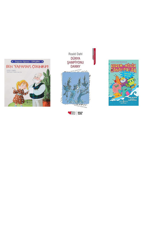 Ben Yapamam, Çekinirim!: Değerler Eğitimi – Özgüven + 2 Kitap (Set)