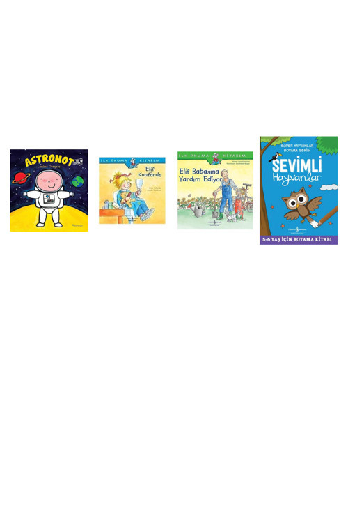 Astronot Ne Yapar? + 3 Kitap (Set)