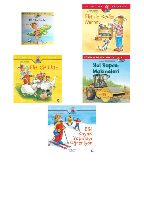 Elif Denizde + 4 Kitap (Set)