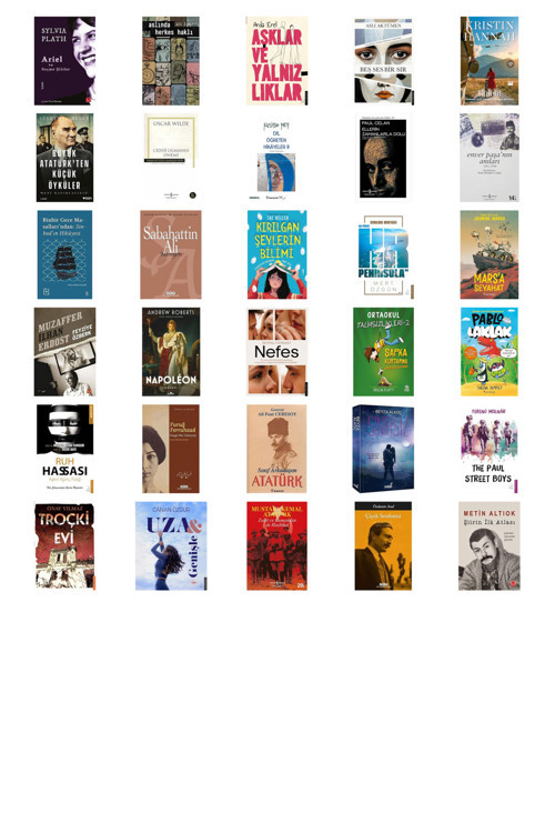 Ariel Ve Seçme Şiirler + 29 Kitap Daha (Set)