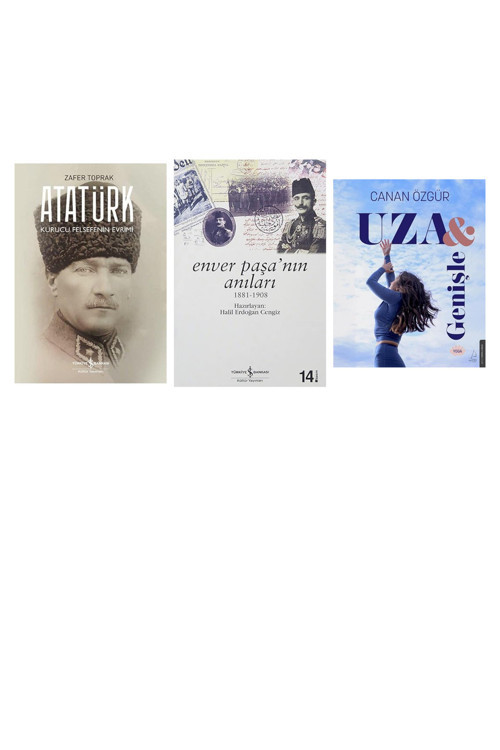 Atatürk - Kurucu Felsefenin Evrimi + 2 Kitap Daha (Set)