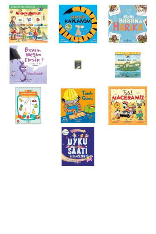 Anaokulumuz Resimli Sözlüğüm: Dünyayı Öğreniyorum + 9 Kitap (Set)