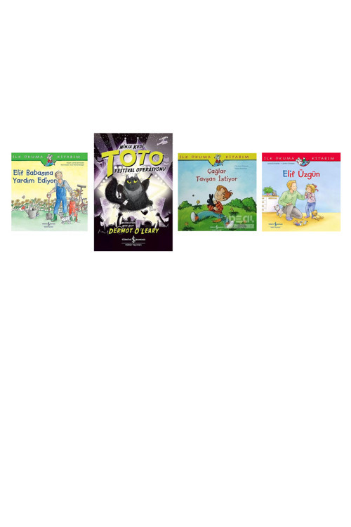 Elif Babasına Yardım Ediyor: İlk Okuma Kitabım + 3 Kitap (Set)