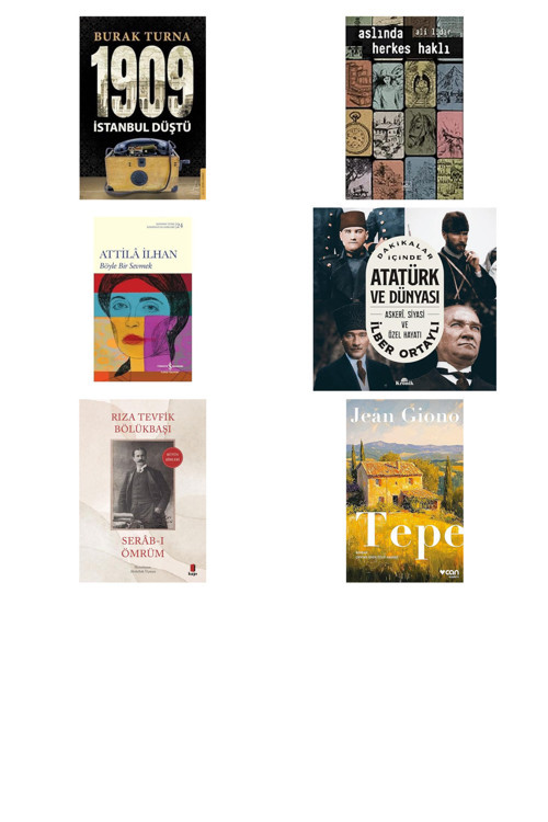 1909 İstanbul Düştü + 5 Kitap Daha (Set)
