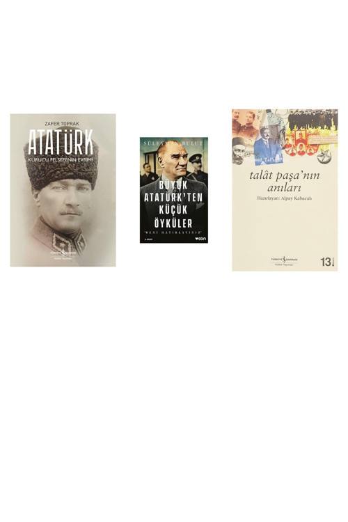 Atatürk - Kurucu Felsefenin Evrimi + 2 Kitap Daha (Set)