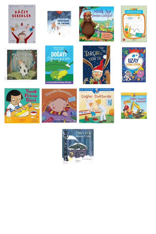 Kağıt Bebekler + 12 Kitap (Set)