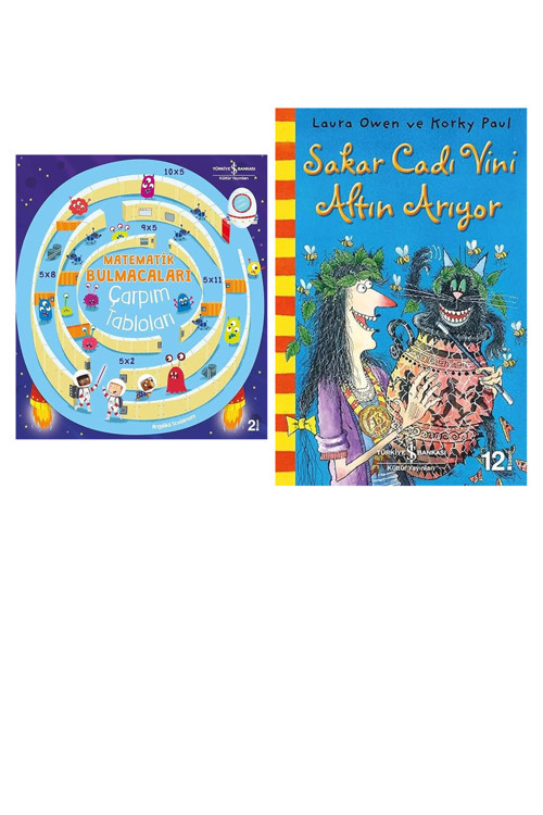 Matematik Bulmacaları - Çarpım Tabloları + 1 Kitap (Set)