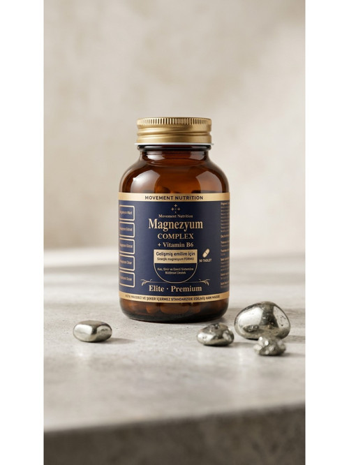 Movement Nutrition Magnezyum Complex Vitamin B6 90 Tablet 2 ADET