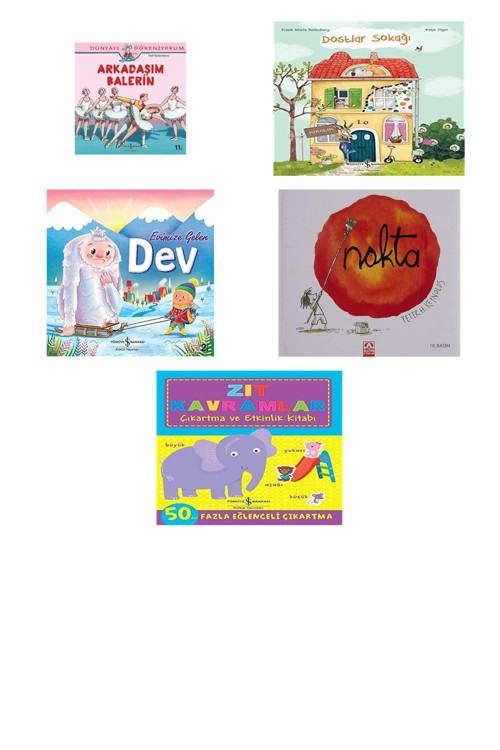 Arkadaşım Balerin + 4 Kitap (Set)