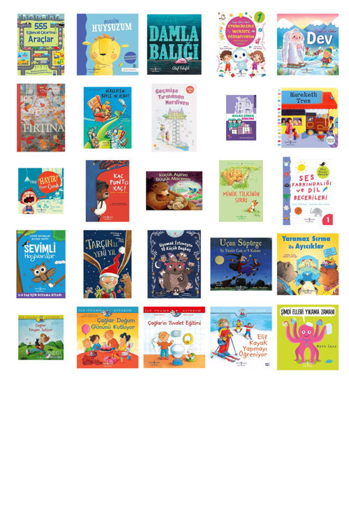 555 Eğlenceli Çıkartma - Araçlar + 24 Kitap (Set)