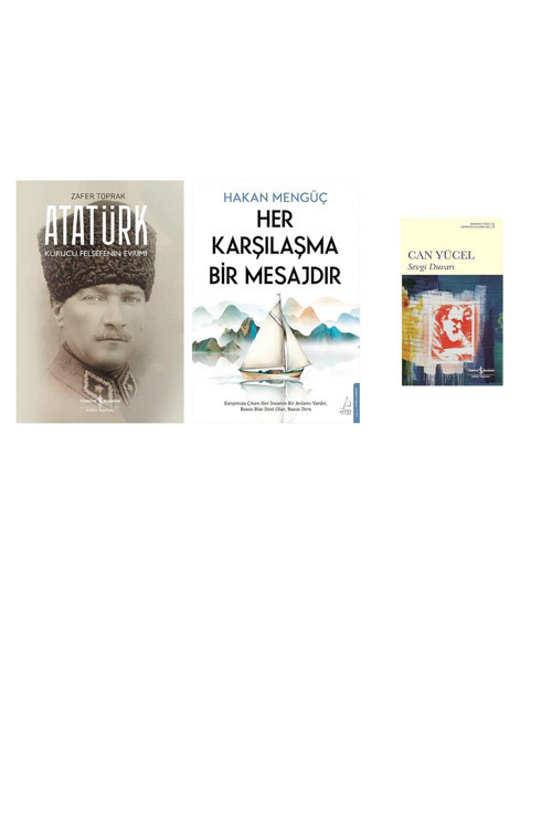 Atatürk - Kurucu Felsefenin Evrimi + 2 Kitap Daha (Set)