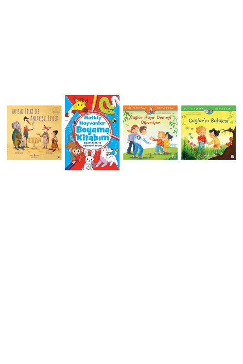 Huysuz Tilki İle Anlayışlı Leylek + 3 Kitap (Set)