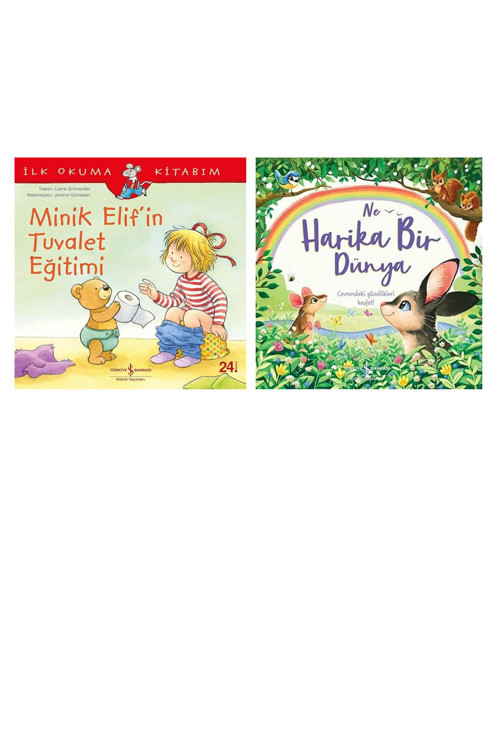 Minik Elif’İn Tuvalet Eğitimi: İlk Okuma Kitabım + 1 Kitap (Set)