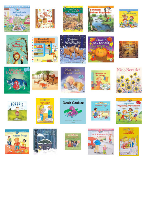 Anaokulunda İlkbahar - Eğlenceli Bilim + 24 Kitap (Set)