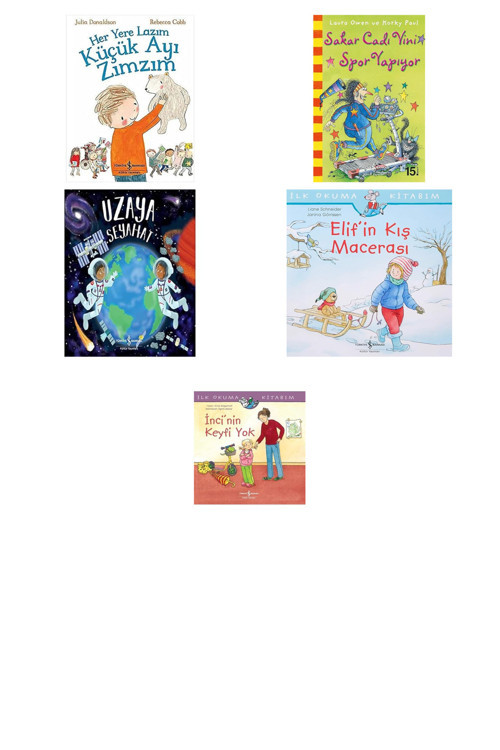 Her Yere Lazım Küçük Ayı Zımzım + 4 Kitap (Set)