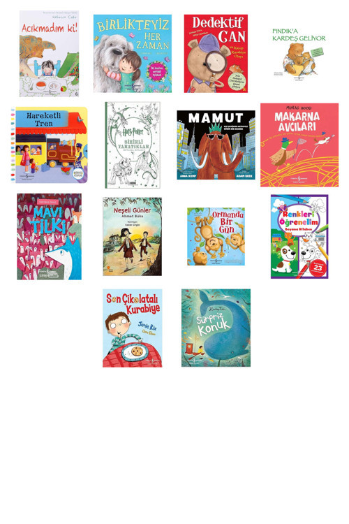 Acıkmadım Ki!: Waterstone Resimli Kitap Ödülü + 13 Kitap (Set)
