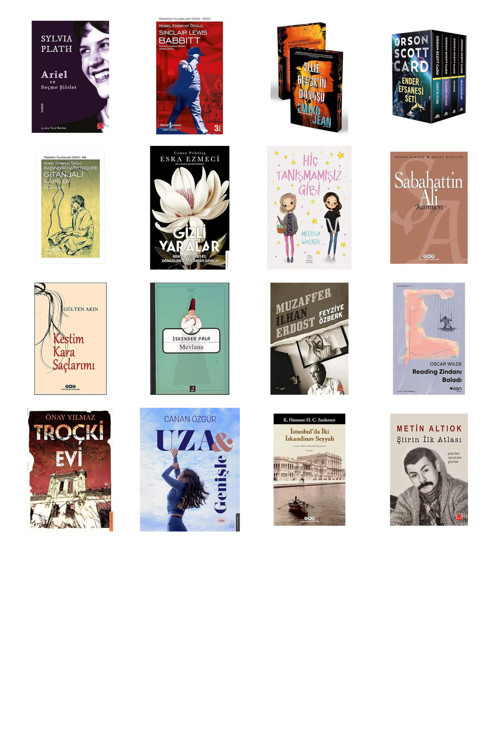 Ariel Ve Seçme Şiirler + 15 Kitap Daha (Set)