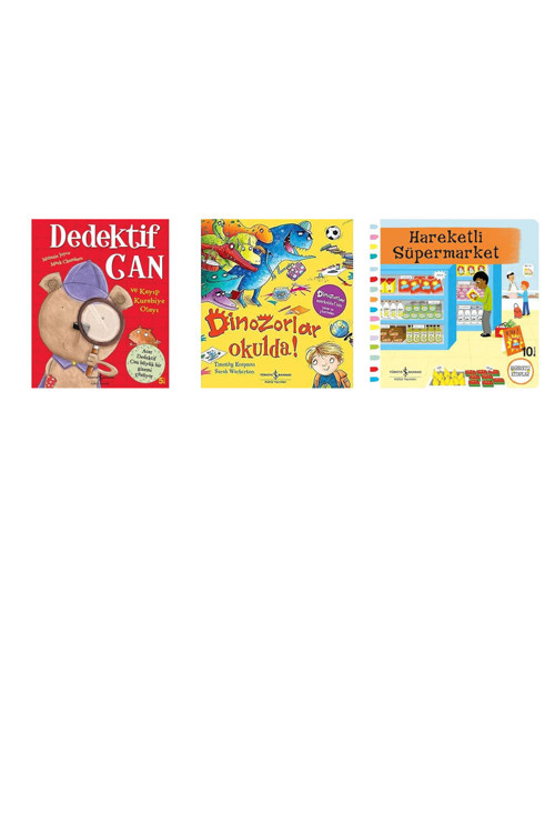 Dedektif Can Ve Kayıp Kurabiye Olayı: Acar Dedektif Can Büyük Bir Gizemi Çözüyor + 2 Kitap (Set)