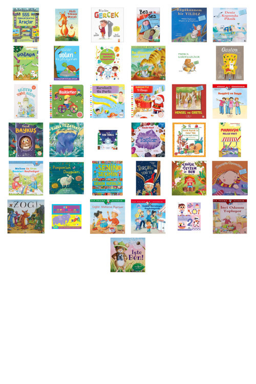 555 Eğlenceli Çıkartma - Araçlar + 36 Kitap (Set)