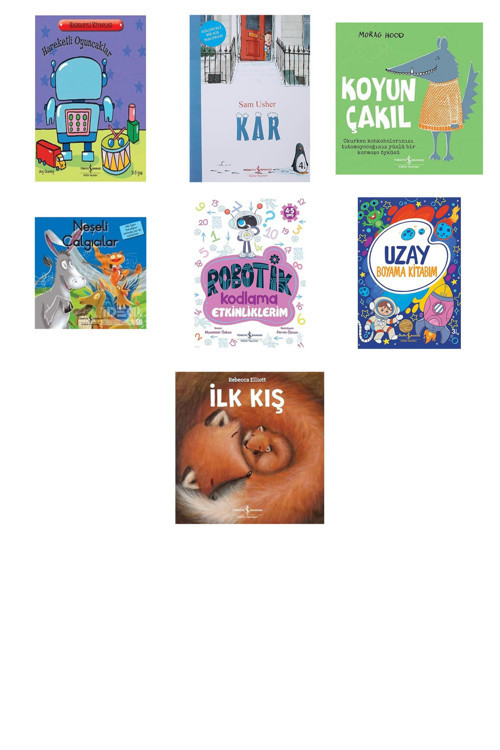 Hareketli Oyuncaklar + 6 Kitap (Set)