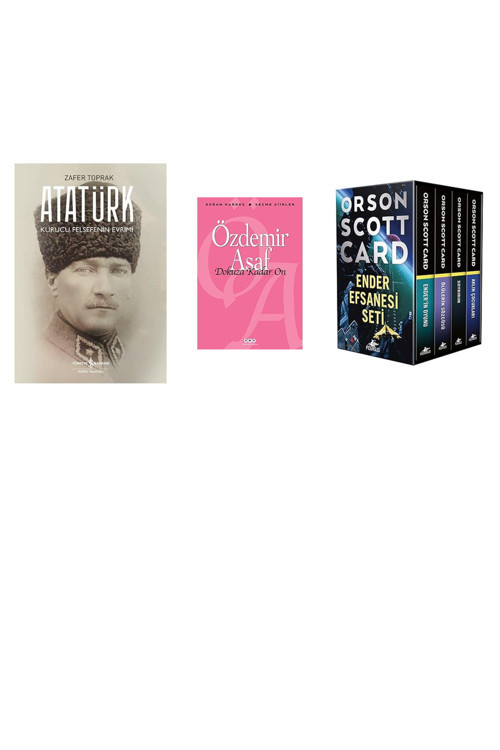 Atatürk - Kurucu Felsefenin Evrimi + 2 Kitap Daha (Set)