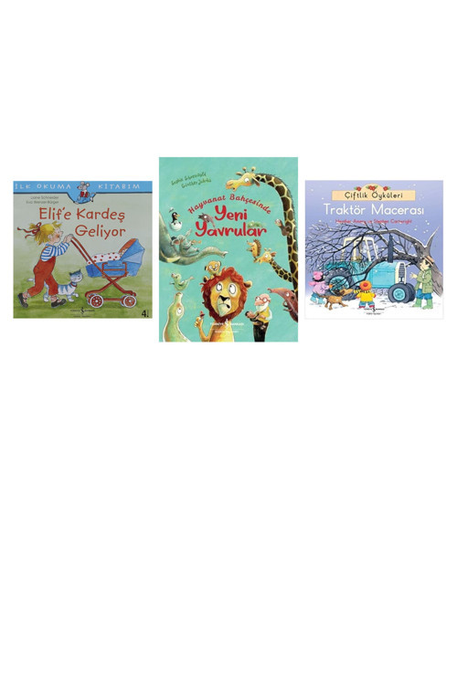 Elif’E Kardeş Geliyor: İlk Okuma Kitabım + 2 Kitap (Set)