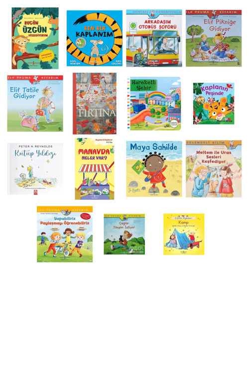 Bugün Üzgün Hissediyorum + 14 Kitap (Set)