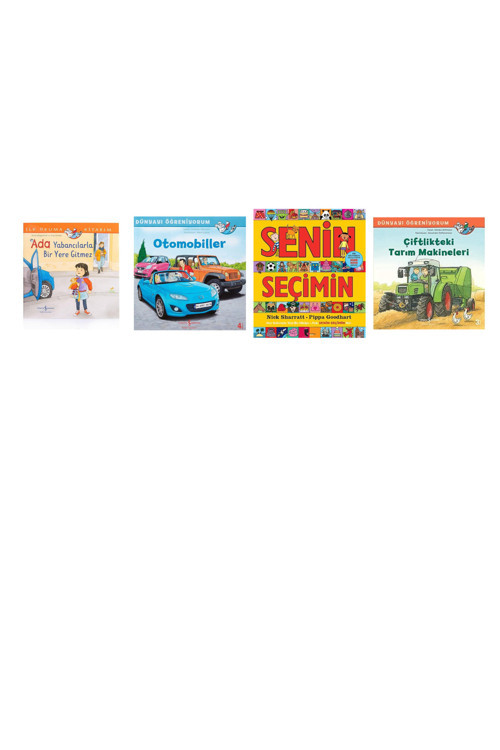 Ada Yabancılarla Bir Yere Gitmez - İlk Okuma Kitabım + 3 Kitap (Set)