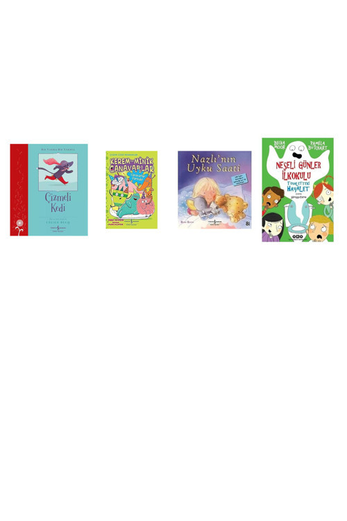 Bir Varmış Bir Yokmuş - Çizmeli Kedi + 3 Kitap (Set)