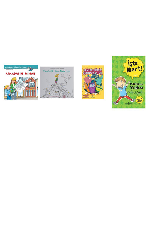 Arkadaşım Mimar - Dünyayı Öğreniyorum + 3 Kitap (Set)