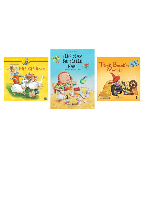 Elif Çiftlikte - İlk Okuma Kitabım + 2 Kitap (Set)