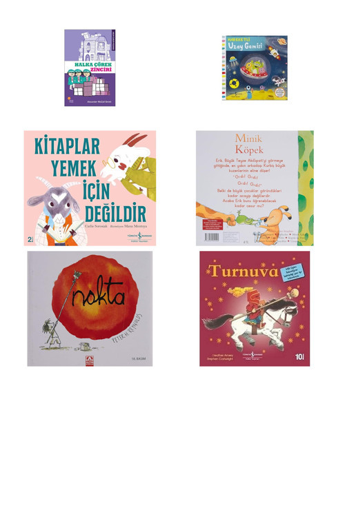 Halka Çörek Zinciri: Abur Cubur Peşinde + 5 Kitap (Set)