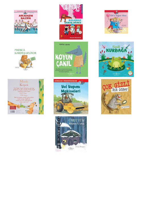 Arkadaşım Balerin + 9 Kitap (Set)