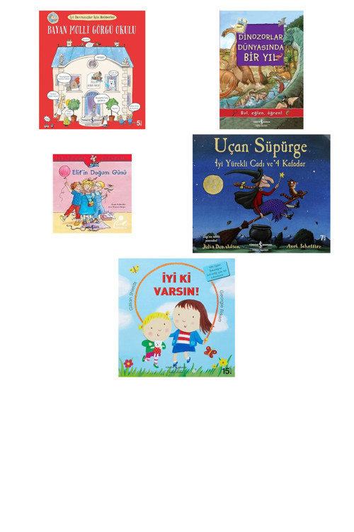 Molli Görgü Okulu + 4 Kitap (Set)