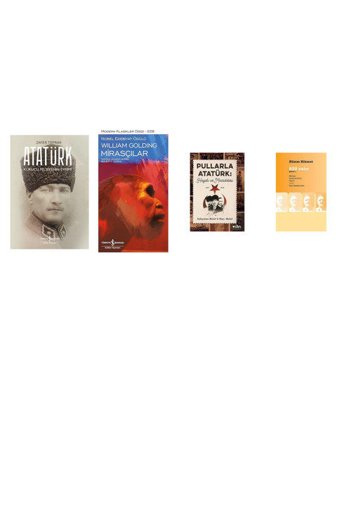 Atatürk - Kurucu Felsefenin Evrimi + 3 Kitap Daha (Set)