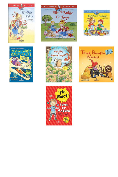 Elif Okula Başlıyor: İlk Okuma Kitabım + 6 Kitap (Set)