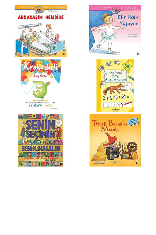Arkadaşım Hemşire: Dünyayı Öğreniyorum + 5 Kitap (Set)