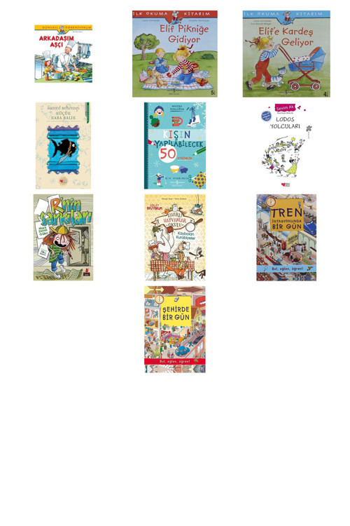 Arkadaşım Aşçı: Dünyayı Öğreniyorum + 9 Kitap (Set)