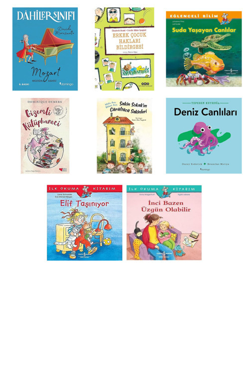 Dahiler Sınıfı - Mozart Müziğin Dahisi + 7 Kitap (Set)