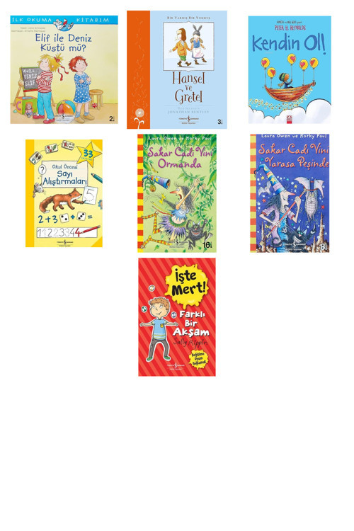 Elif İle Deniz Küstü Mü-İlk Okuma Kitabım + 6 Kitap (Set)