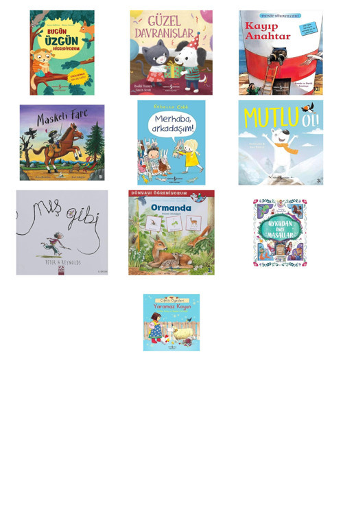 Bugün Üzgün Hissediyorum + 9 Kitap (Set)
